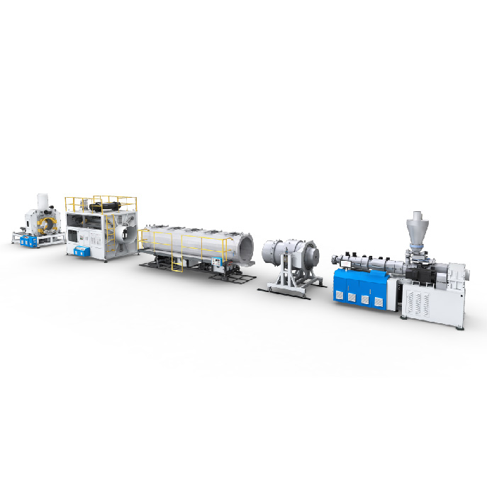 PVC solid pipe line